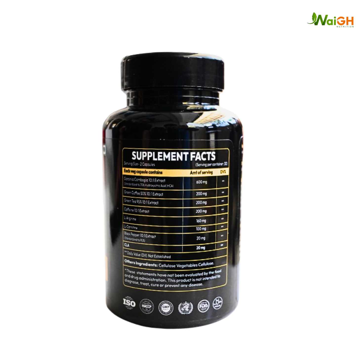 Fatcrush Gold- A Natural Fat Burner | Fat Burner for Weight Loss for Women and Men | Weight Loss Supplement Capsules | Weight Management | Helps Convert Fat into Energy Supplement (60 Capsules)