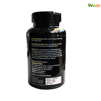 Fatcrush Gold- A Natural Fat Burner | Fat Burner for Weight Loss for Women and Men | Weight Loss Supplement Capsules | Weight Management | Helps Convert Fat into Energy Supplement (60 Capsules)